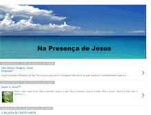 Tablet Screenshot of napresencadejesuscristo.blogspot.com