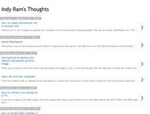 Tablet Screenshot of indyramthoughts.blogspot.com