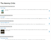 Tablet Screenshot of mommycritic.blogspot.com