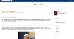 Desktop Screenshot of kiwiknitter.blogspot.com