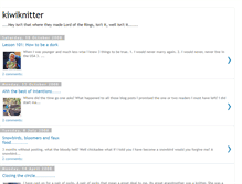 Tablet Screenshot of kiwiknitter.blogspot.com