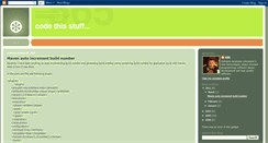 Desktop Screenshot of codethisstuff.blogspot.com