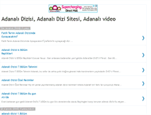 Tablet Screenshot of adanali-dizisi-video.blogspot.com