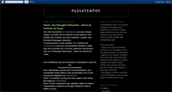 Desktop Screenshot of passatemposepremios.blogspot.com