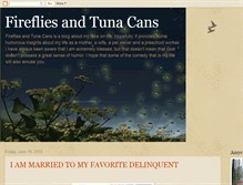 Tablet Screenshot of firefliesandtunacans.blogspot.com