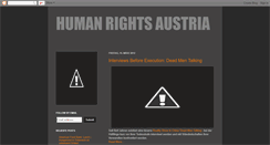 Desktop Screenshot of humanrightsaustria.blogspot.com