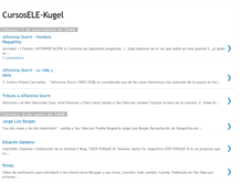 Tablet Screenshot of cursosele-kugel.blogspot.com