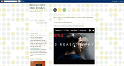 Desktop Screenshot of mikefurchesreviews.blogspot.com