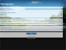 Tablet Screenshot of belongington.blogspot.com