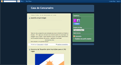 Desktop Screenshot of casadoconcurseiro.blogspot.com