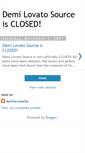 Mobile Screenshot of demilovatofan.blogspot.com