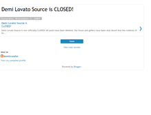 Tablet Screenshot of demilovatofan.blogspot.com