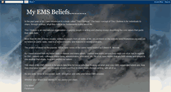 Desktop Screenshot of myemsbeliefs.blogspot.com