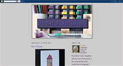 Desktop Screenshot of josesjottings.blogspot.com