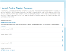 Tablet Screenshot of honestcasinosreviews.blogspot.com