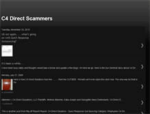 Tablet Screenshot of c4directscammers.blogspot.com