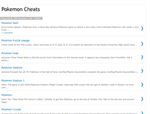 Tablet Screenshot of pokemoncheats1825114.blogspot.com