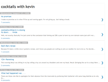 Tablet Screenshot of cocktailswithkevin.blogspot.com