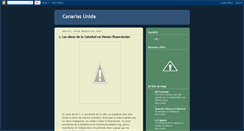 Desktop Screenshot of canariasunida.blogspot.com