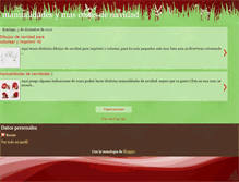 Tablet Screenshot of manualidadesdenavidad4.blogspot.com