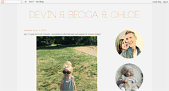 Desktop Screenshot of beccaanddevin.blogspot.com