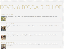 Tablet Screenshot of beccaanddevin.blogspot.com