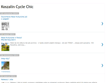 Tablet Screenshot of koszalincyclechic.blogspot.com