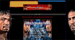 Desktop Screenshot of pacquiao-vs-margaritolivestream.blogspot.com