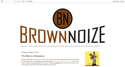 Desktop Screenshot of brownnoize.blogspot.com