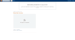 Desktop Screenshot of highlightscalcio.blogspot.com