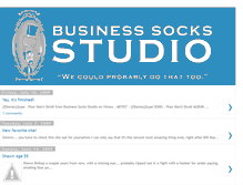 Tablet Screenshot of businesssocksstudio.blogspot.com