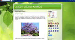 Desktop Screenshot of jackandclaudia.blogspot.com