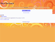 Tablet Screenshot of bisonkeyboard.blogspot.com