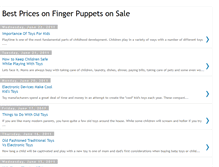 Tablet Screenshot of bestpricesonfingerpuppets.blogspot.com