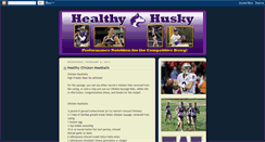 Desktop Screenshot of healthyhusky.blogspot.com