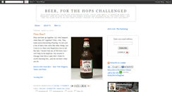 Desktop Screenshot of beerforthehopschallenged.blogspot.com