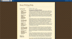 Desktop Screenshot of essay-writinghelp.blogspot.com