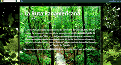Desktop Screenshot of larutapanamericana.blogspot.com