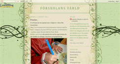 Desktop Screenshot of forskolansvarld.blogspot.com