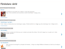 Tablet Screenshot of forskolansvarld.blogspot.com