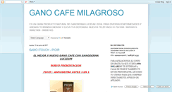 Desktop Screenshot of ganocafesvivirsaludable.blogspot.com