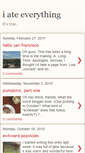 Mobile Screenshot of iateeverything.blogspot.com