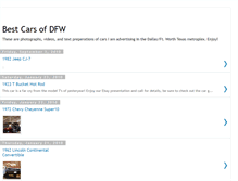 Tablet Screenshot of bestcarsofdfw.blogspot.com
