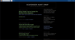 Desktop Screenshot of knittersscavengerhunt.blogspot.com