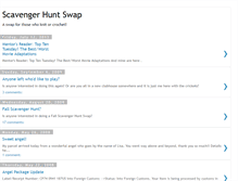 Tablet Screenshot of knittersscavengerhunt.blogspot.com