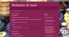 Desktop Screenshot of multazimalamri.blogspot.com