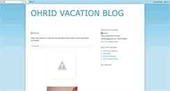Desktop Screenshot of ohridlake.blogspot.com