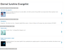 Tablet Screenshot of eternalsunshineevangelist.blogspot.com
