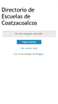 Mobile Screenshot of escuelascoatza.blogspot.com