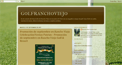 Desktop Screenshot of golfranchoviejo.blogspot.com